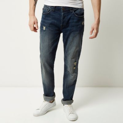 Blue Only & Sons ripped skinny jeans